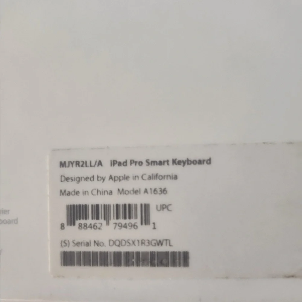 Apple iPad Smart Keyboard iPad Pro Air 12.9